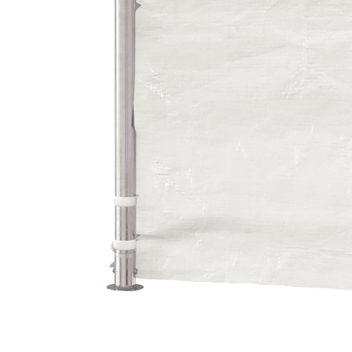 Foișor Cu Acoperiș, Alb, 11,15X4,08X3,22 M, Polietilenă