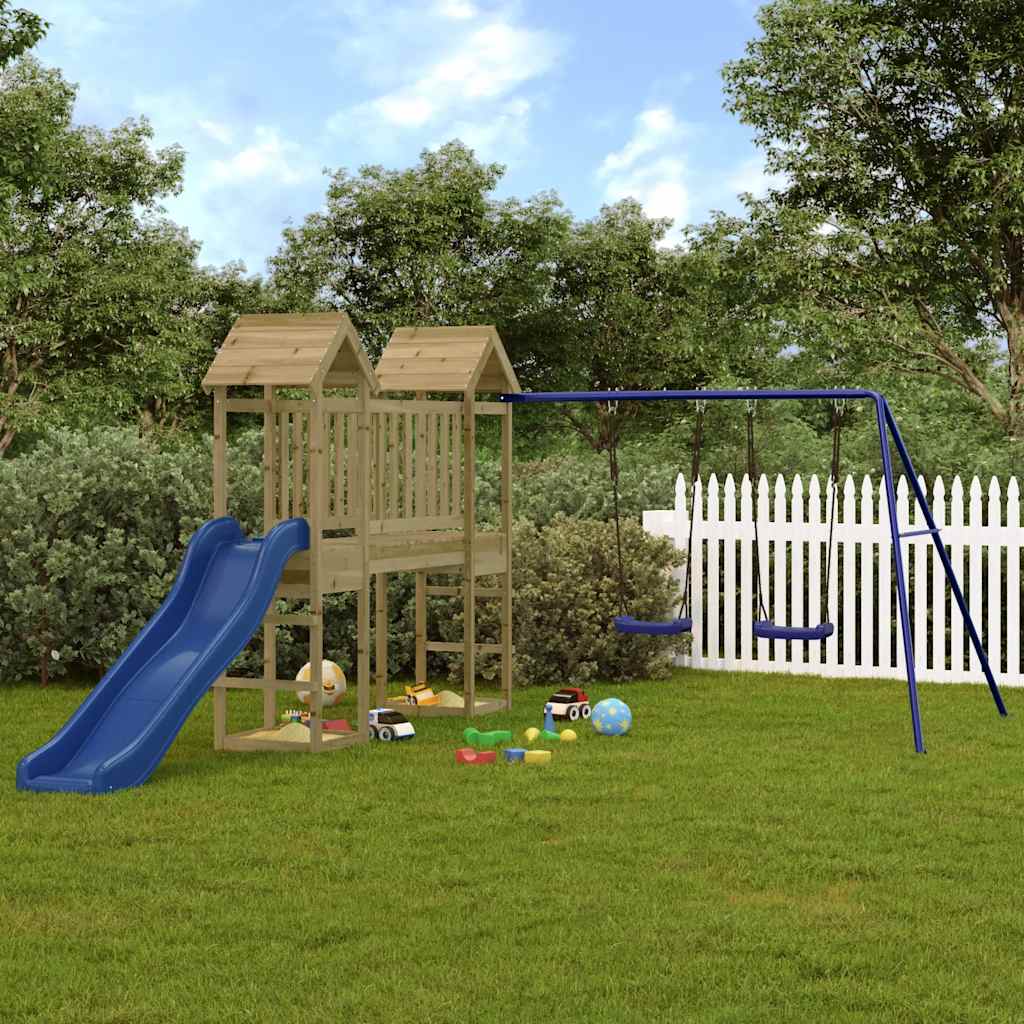 Set De Joacă Pentru Exterior, Lemn De Pin Impregnat