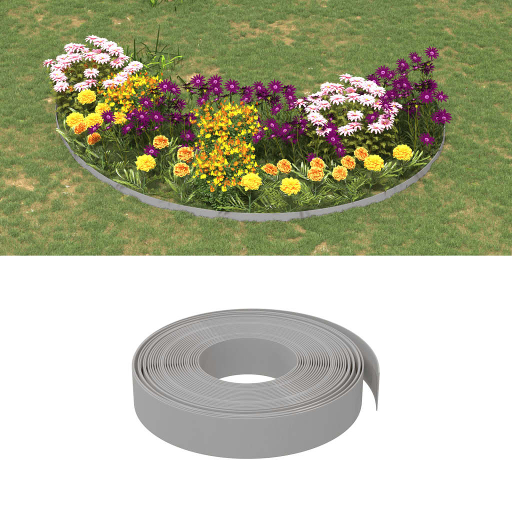 Borduri De Grădină, 5 Buc, , 10 M 20 Cm, Polietilenă