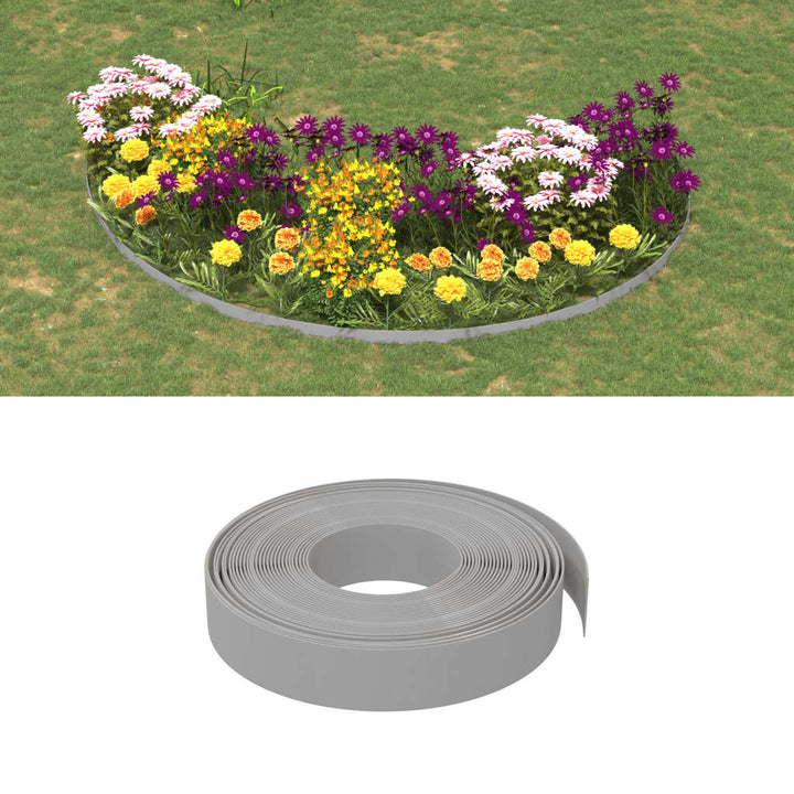 Borduri De Grădină, 5 Buc, , 10 M 20 Cm, Polietilenă
