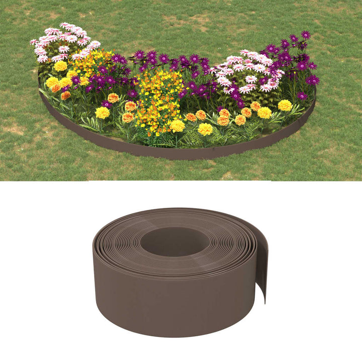 Borduri De Grădină, 5 Buc, , 10 M 20 Cm, Polietilenă