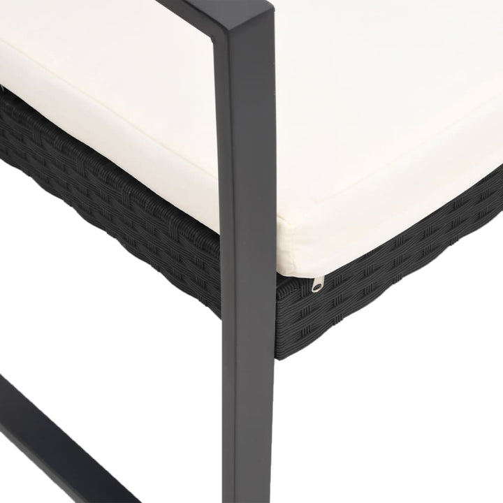 Set Mobilier De Grădină Cu Perne, 3 Piese, , Pp Ratan