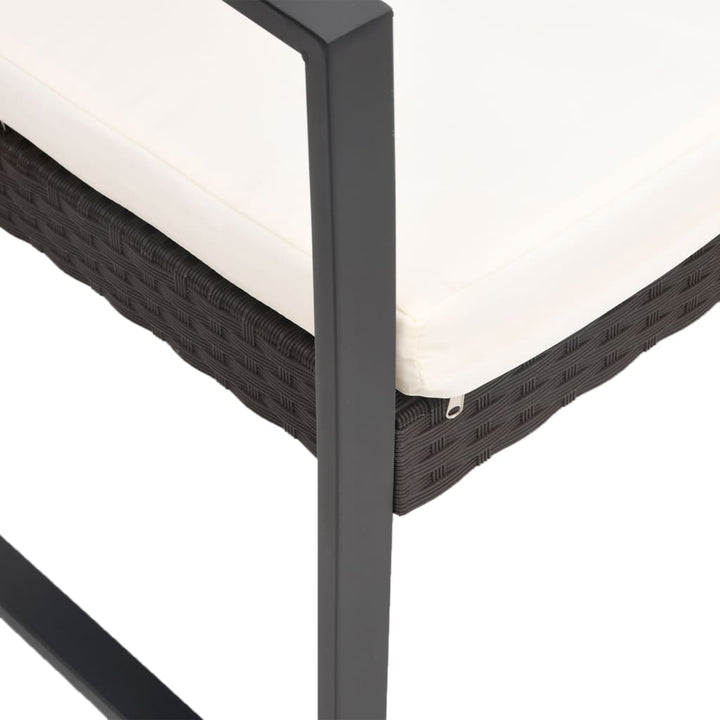 Set Mobilier De Grădină Cu Perne, 5 Piese, , Pp Ratan