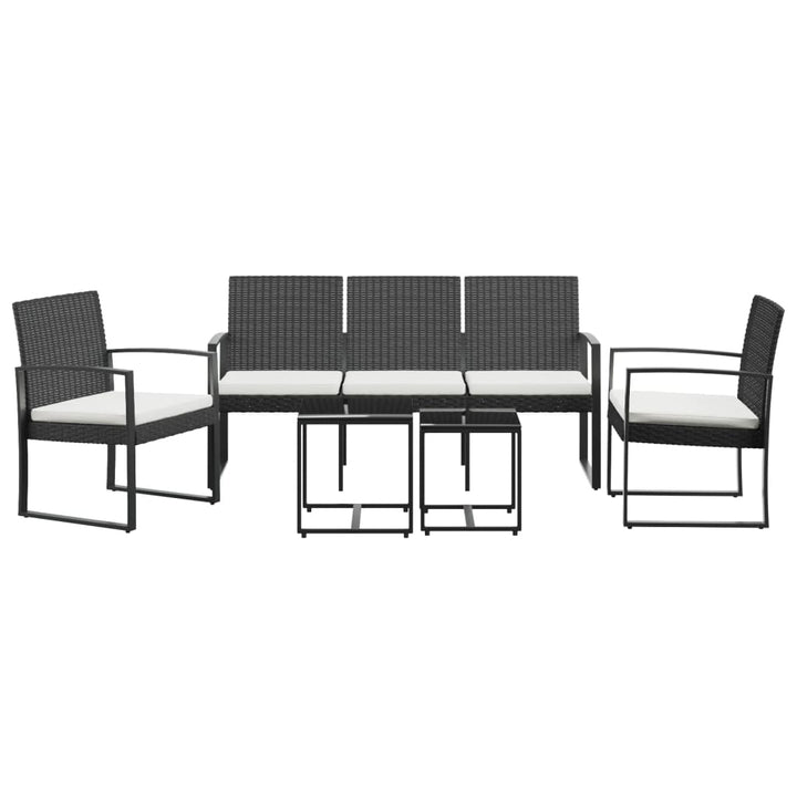 Set Mobilier De Grădină Cu Perne, 5 Piese, , Pp Ratan