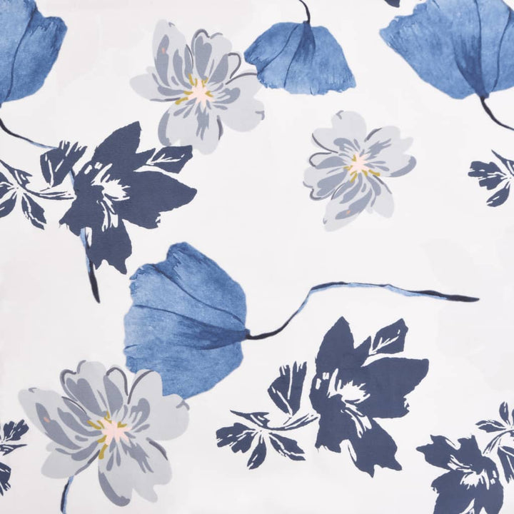 Fotoliu, Material Textil Înflorat Cu Albastru