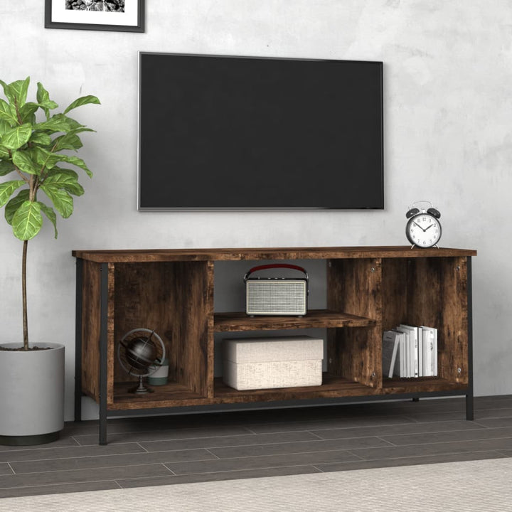 Comodă Tv, Gri Sonoma, 102X35X45 Cm, Lemn Prelucrat