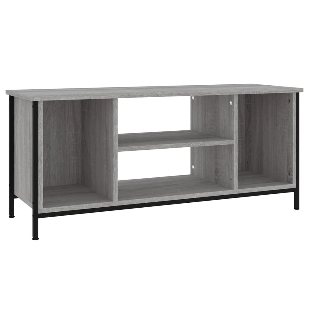 Comodă Tv, Gri Sonoma, 102X35X45 Cm, Lemn Prelucrat