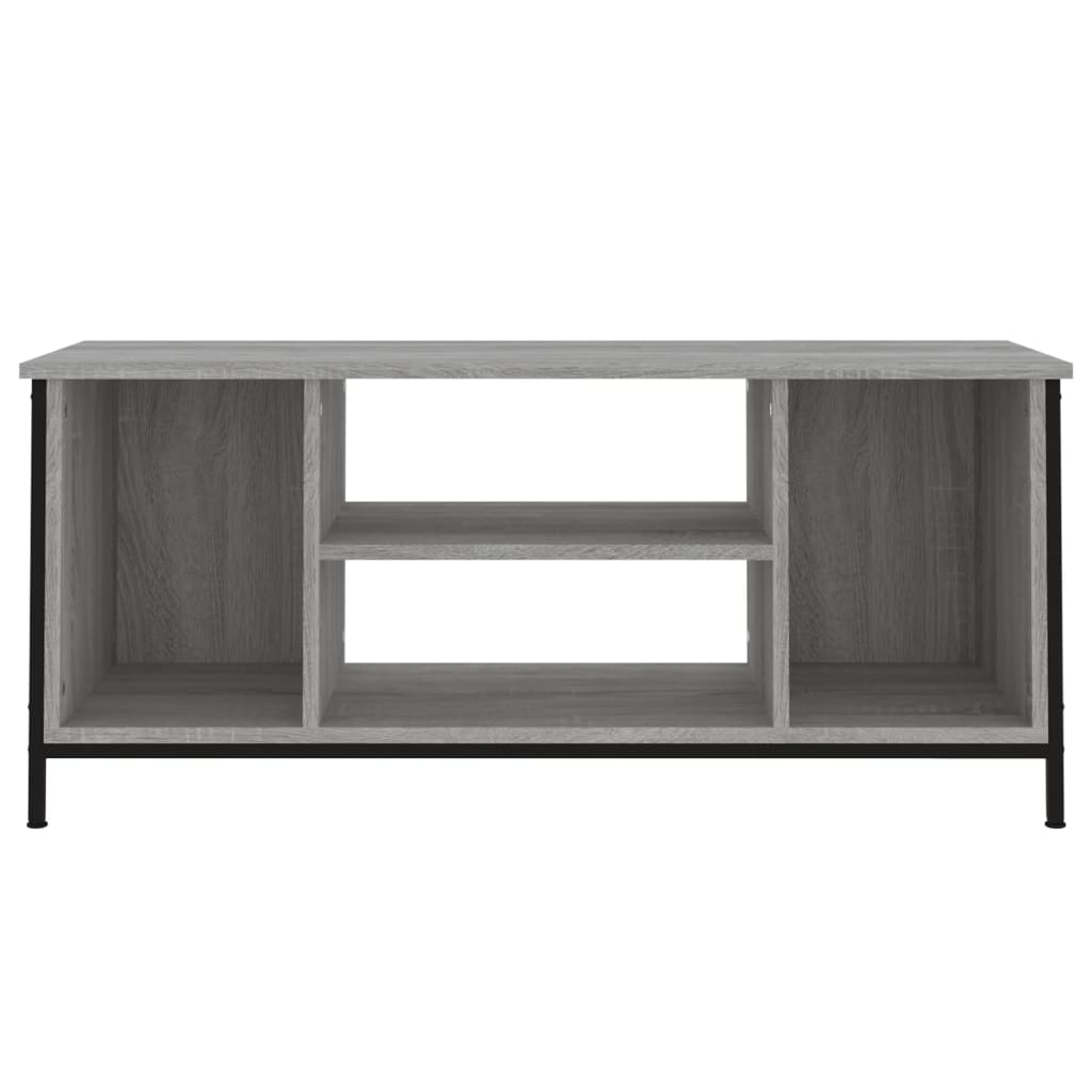 Comodă Tv, Gri Sonoma, 102X35X45 Cm, Lemn Prelucrat