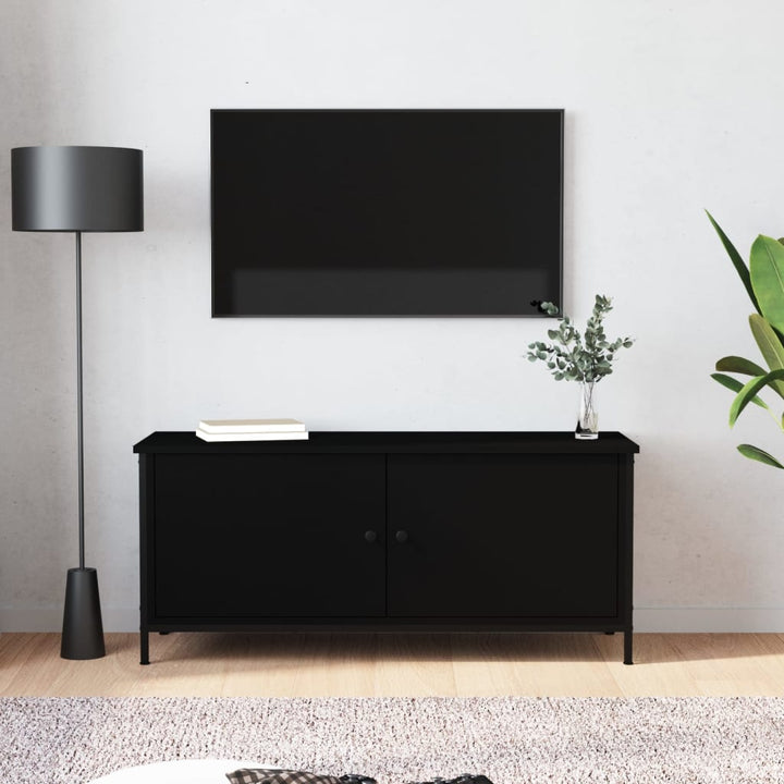 Comodă Tv Cu Uși, , 60X35X45 Cm, Lemn Prelucrat