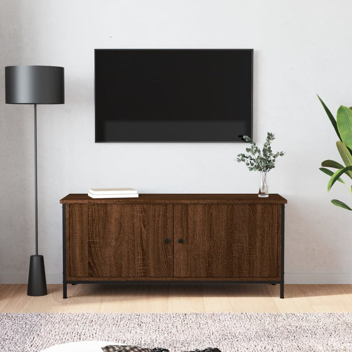 Comodă Tv Cu Uși, , 60X35X45 Cm, Lemn Prelucrat