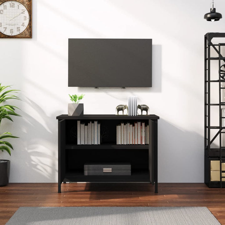 Comodă Tv Cu Uși, , 60X35X45 Cm, Lemn Prelucrat