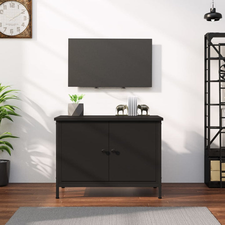 Comodă Tv Cu Uși, , 60X35X45 Cm, Lemn Prelucrat