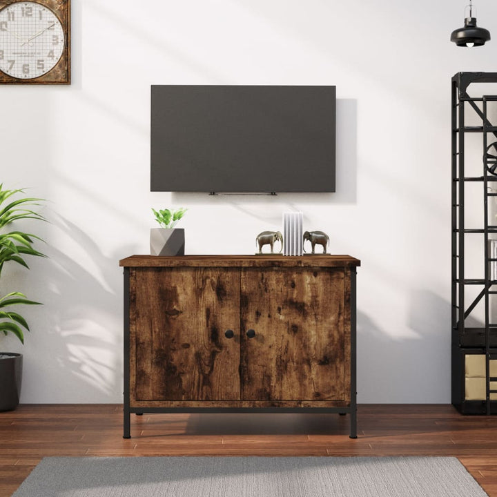 Comodă Tv Cu Uși, , 60X35X45 Cm, Lemn Prelucrat