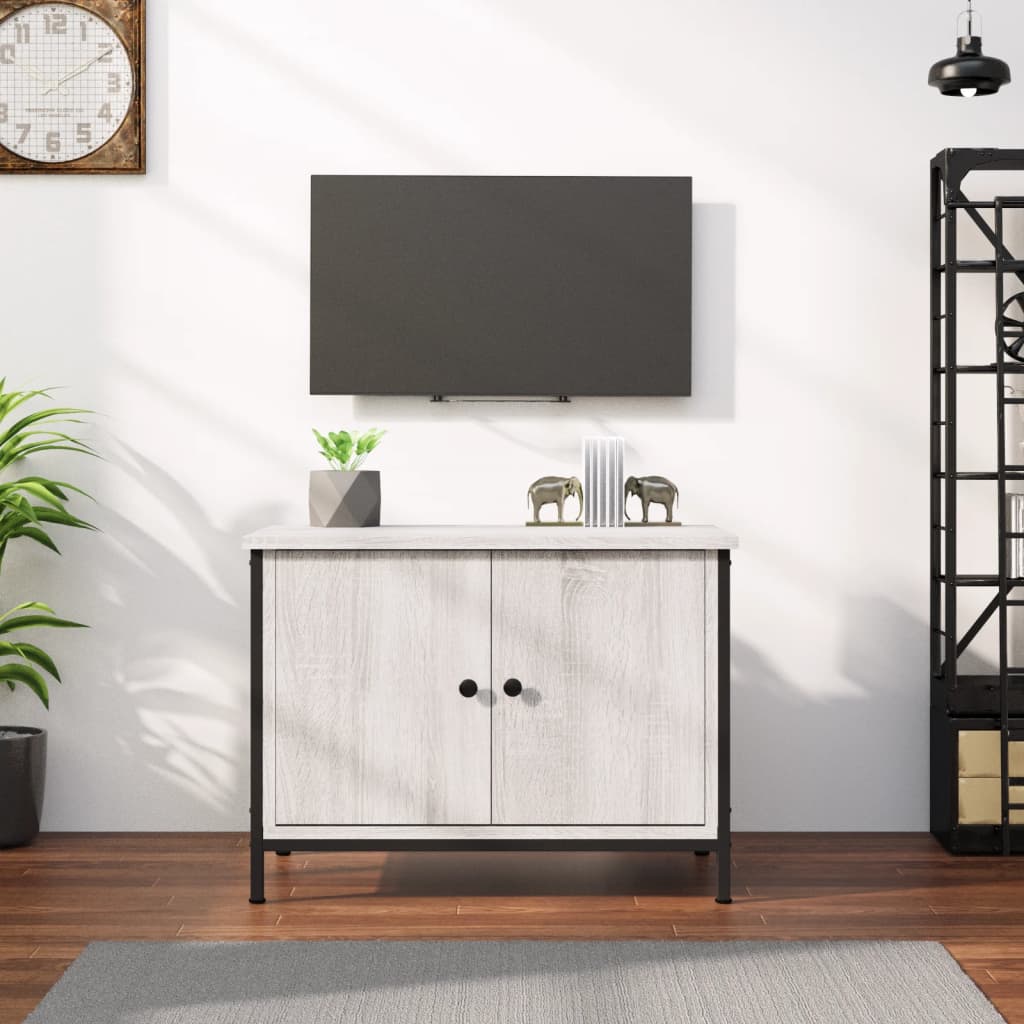 Comodă Tv Cu Uși, , 60X35X45 Cm, Lemn Prelucrat