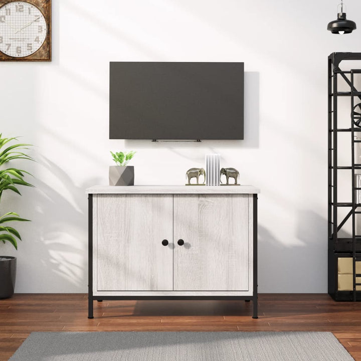 Comodă Tv Cu Uși, , 60X35X45 Cm, Lemn Prelucrat