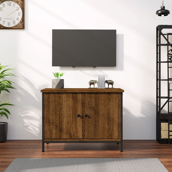 Comodă Tv Cu Uși, , 60X35X45 Cm, Lemn Prelucrat