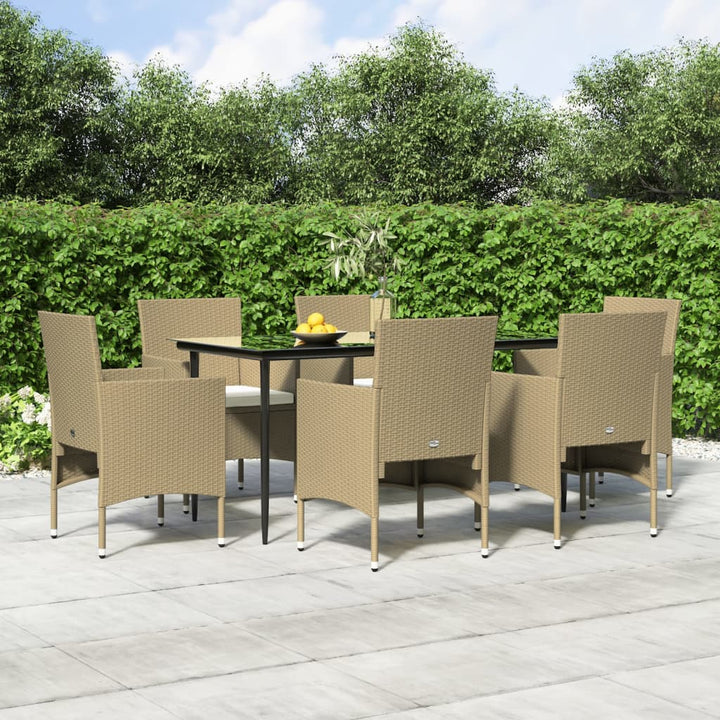 Set Mobilier De Grădină Cu Perne, 3 Piese,