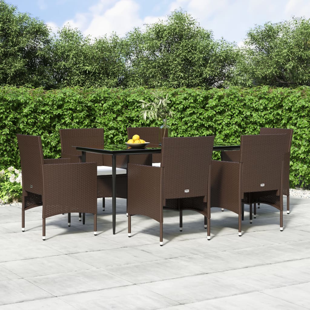 Set Mobilier De Grădină Cu Perne, 3 Piese,
