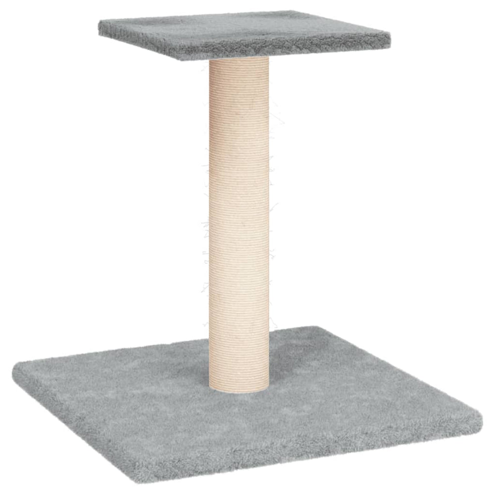 Stâlp De Zgâriat Pentru Pisici Cu Platformă, , 38 Cm