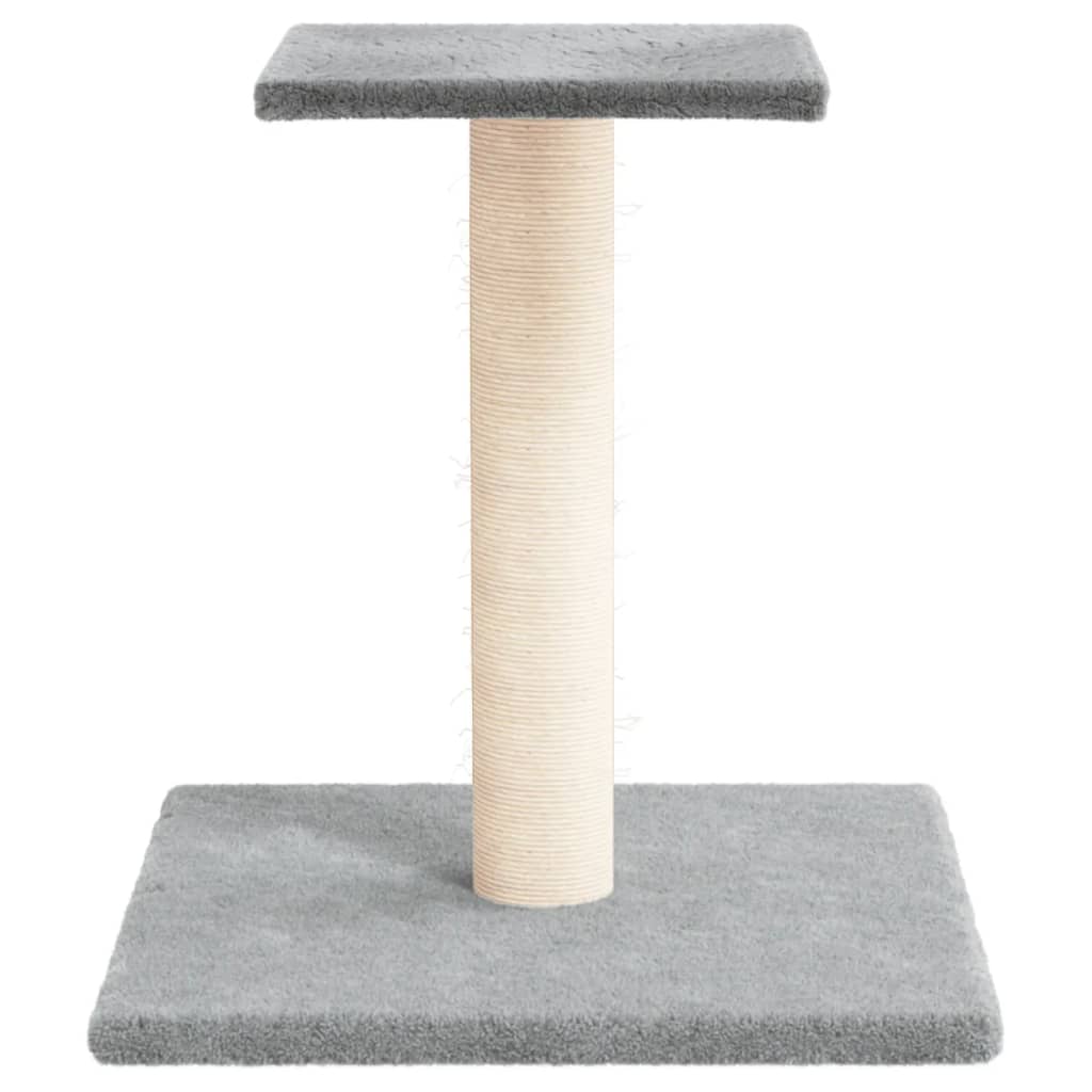 Stâlp De Zgâriat Pentru Pisici Cu Platformă, , 38 Cm