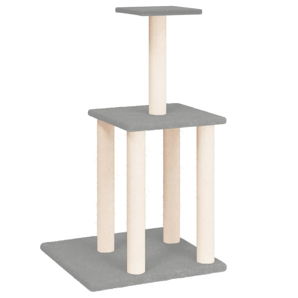 Ansamblu Pisici, Stâlpi Din Funie Sisal, , 85,5 Cm