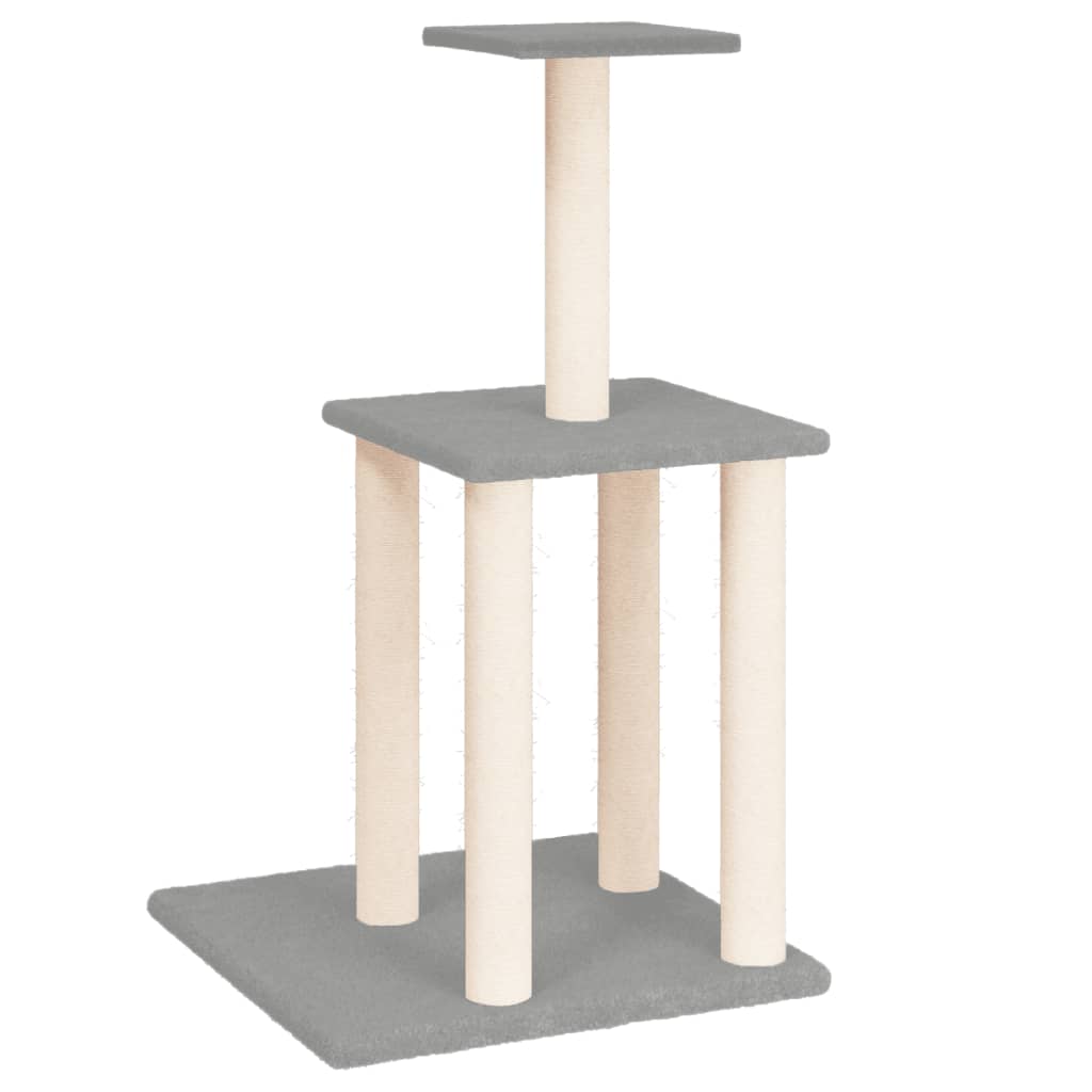 Ansamblu Pisici, Stâlpi Din Funie Sisal, , 85,5 Cm