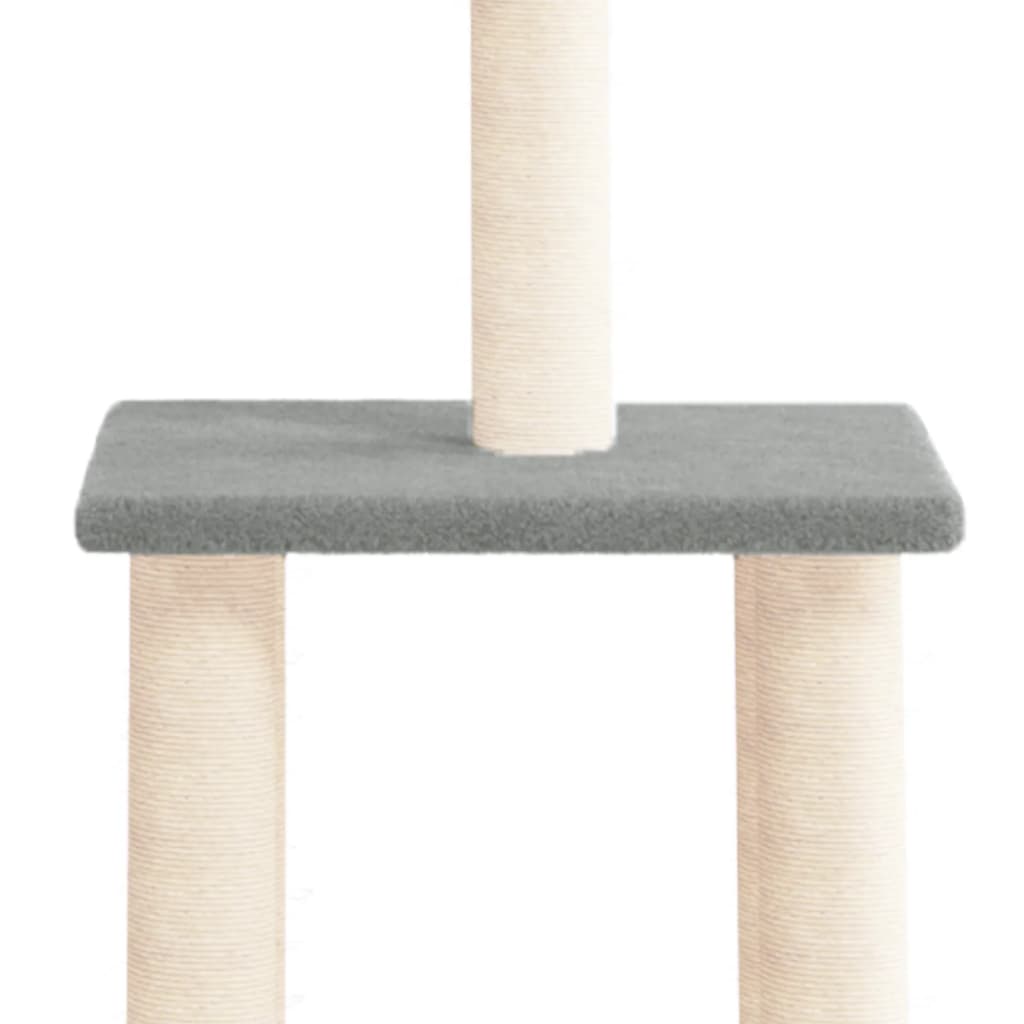Ansamblu Pisici, Stâlpi Din Funie Sisal, , 85,5 Cm