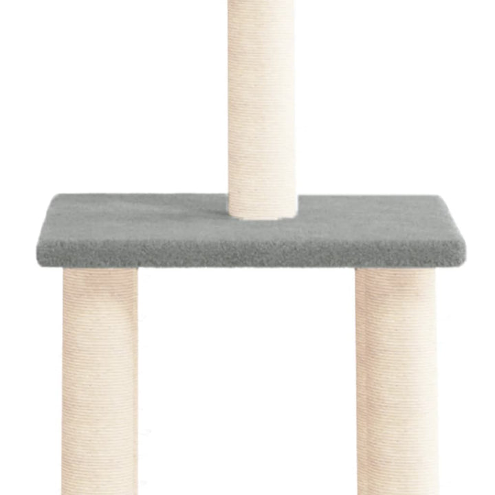 Ansamblu Pisici, Stâlpi Din Funie Sisal, , 85,5 Cm