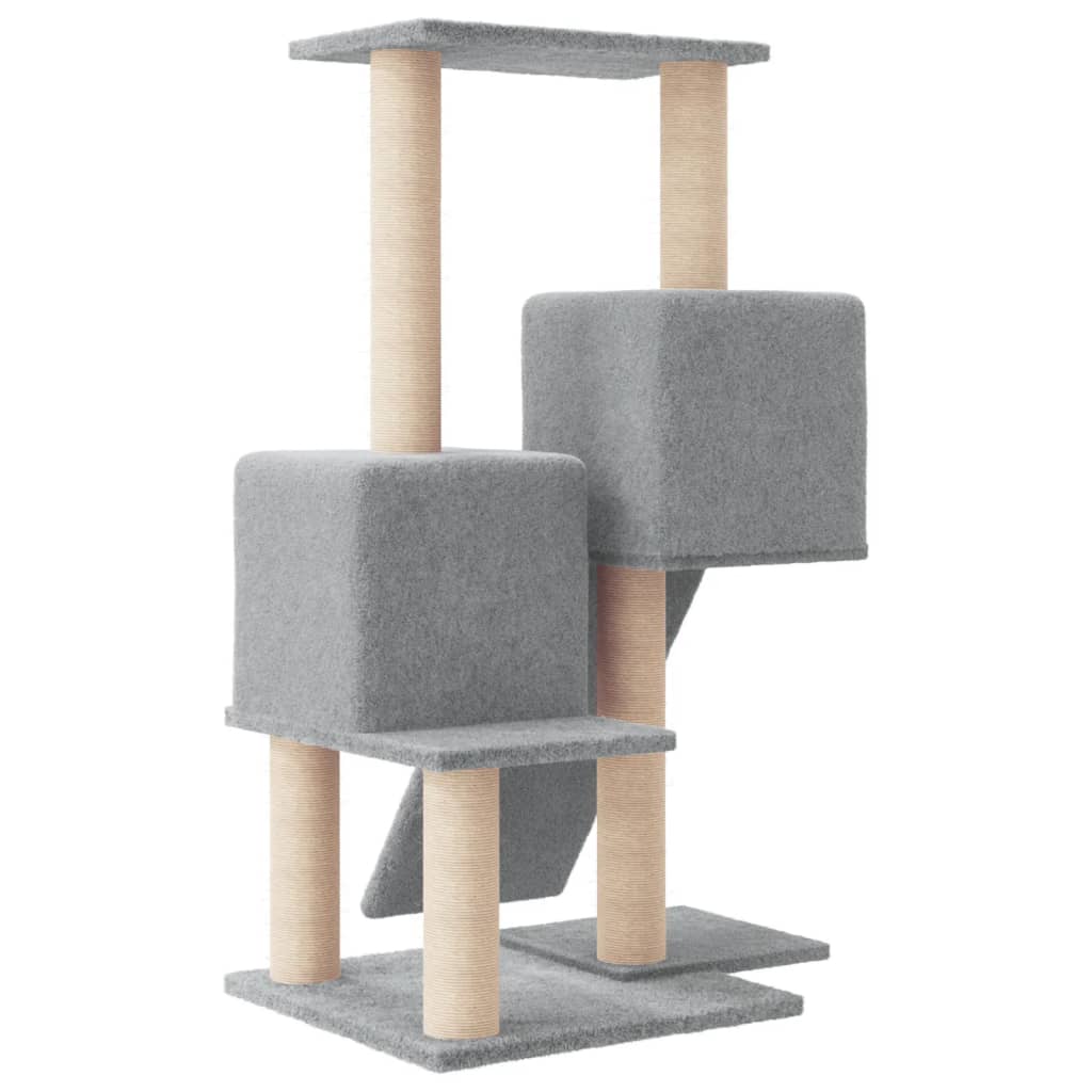 Ansamblu De Pisici, Stâlpi Din Funie Sisal, , 82 Cm