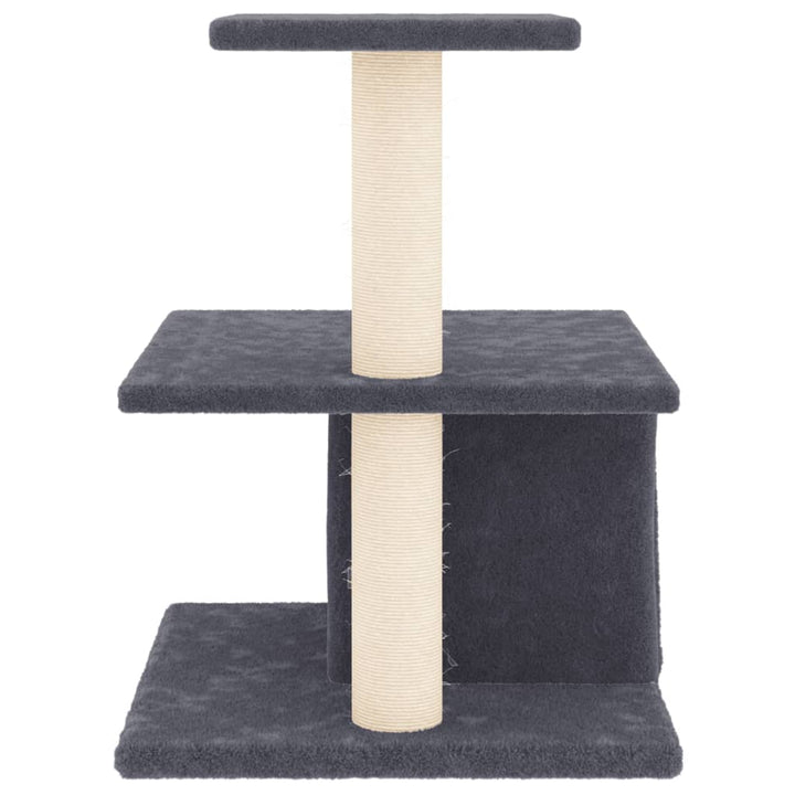 Ansamblu Pisici Cu Stâlpi Din Funie Sisal, , 48 Cm