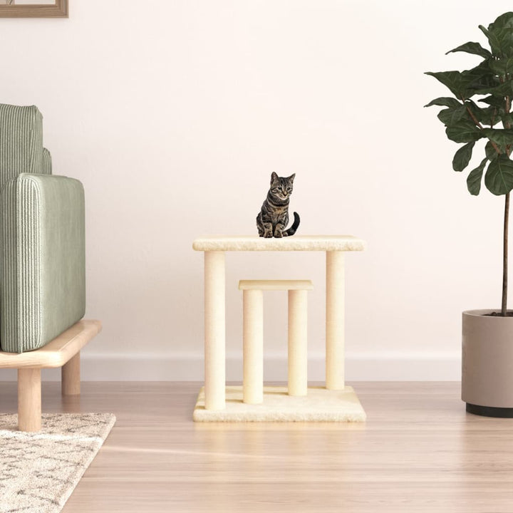 Stâlpi De Zgâriat Pentru Pisici Cu Platforme, , 50 Cm