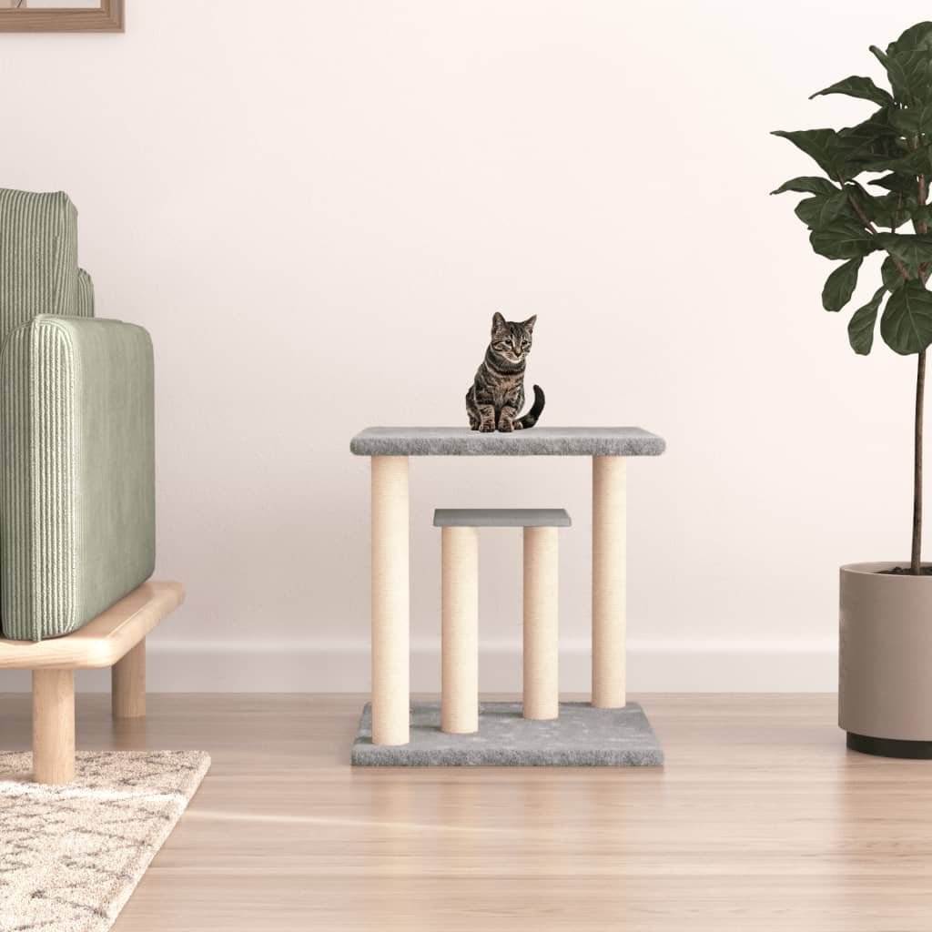 Stâlpi De Zgâriat Pentru Pisici Cu Platforme, , 50 Cm
