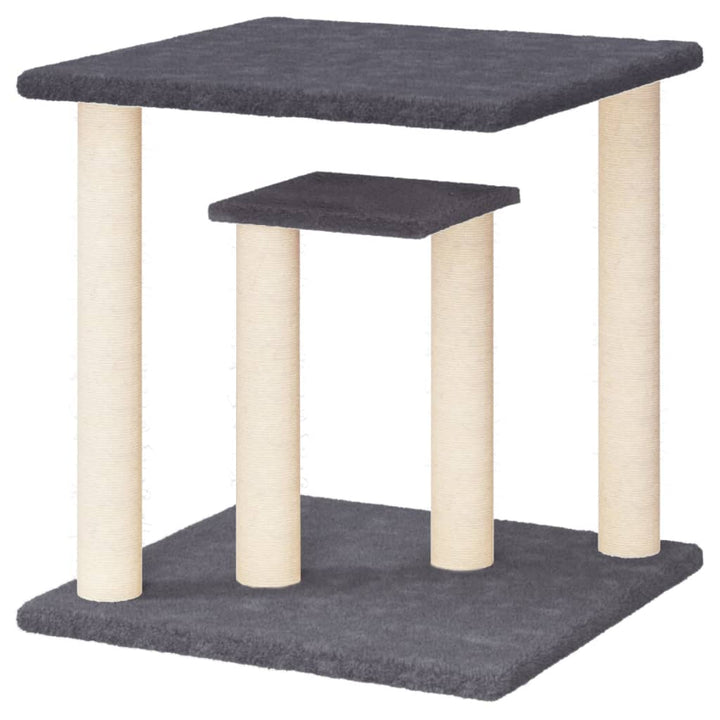 Stâlpi De Zgâriat Pentru Pisici Cu Platforme, , 50 Cm