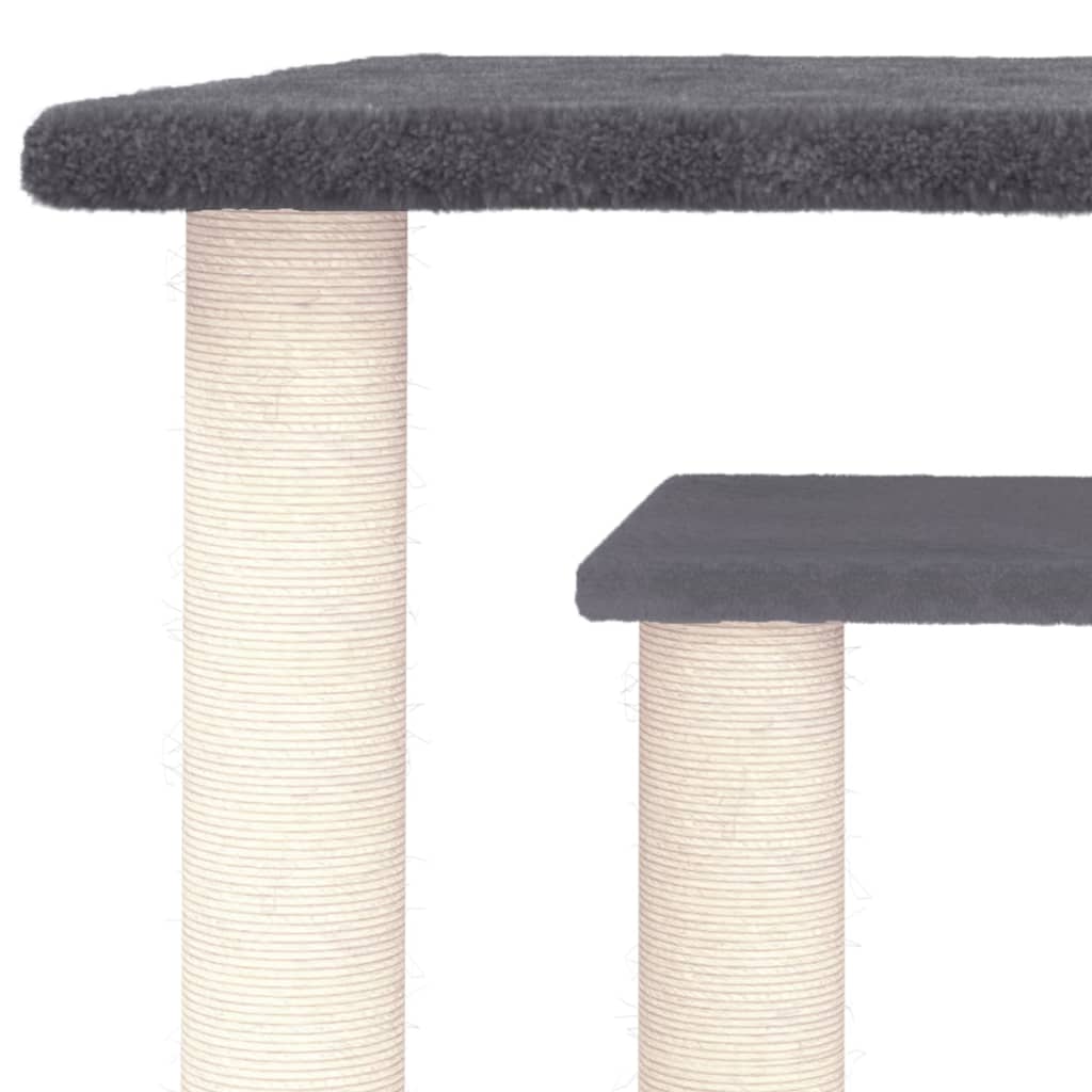 Stâlpi De Zgâriat Pentru Pisici Cu Platforme, , 50 Cm