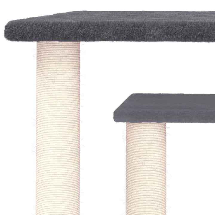 Stâlpi De Zgâriat Pentru Pisici Cu Platforme, , 50 Cm