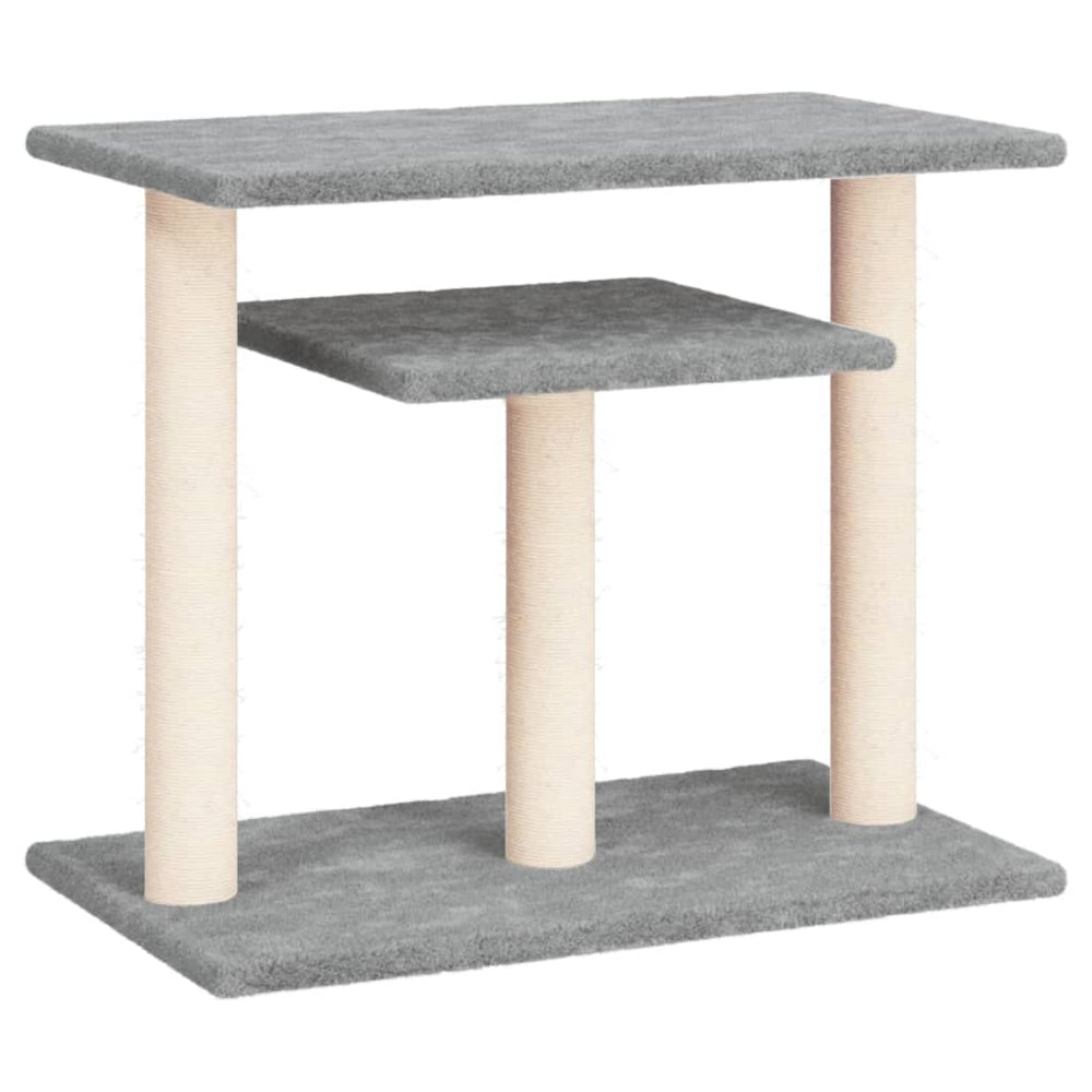 Stâlpi Zgâriat Pentru Pisici Cu Platforme, 62,5 Cm