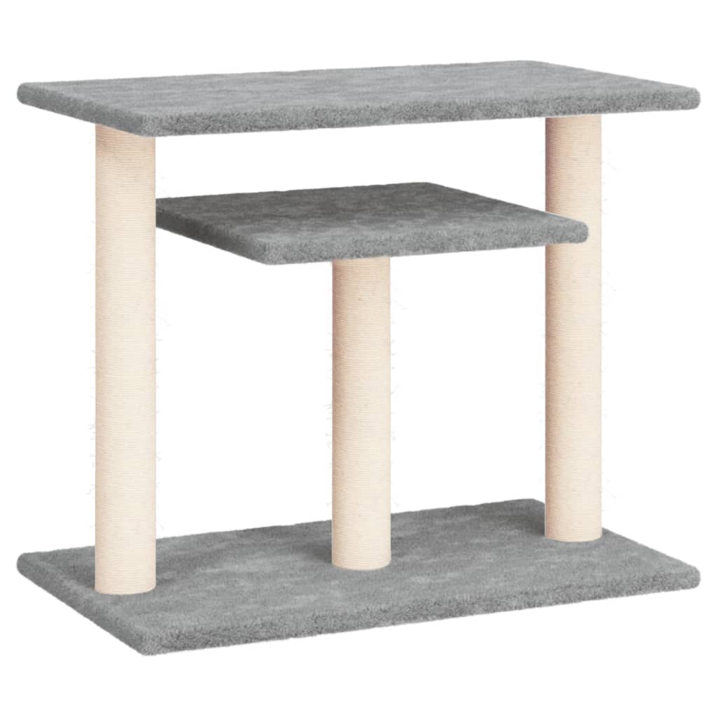 Stâlpi Zgâriat Pentru Pisici Cu Platforme, 62,5 Cm