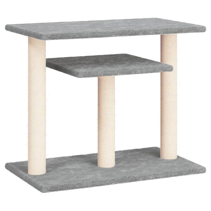 Stâlpi Zgâriat Pentru Pisici Cu Platforme, 62,5 Cm
