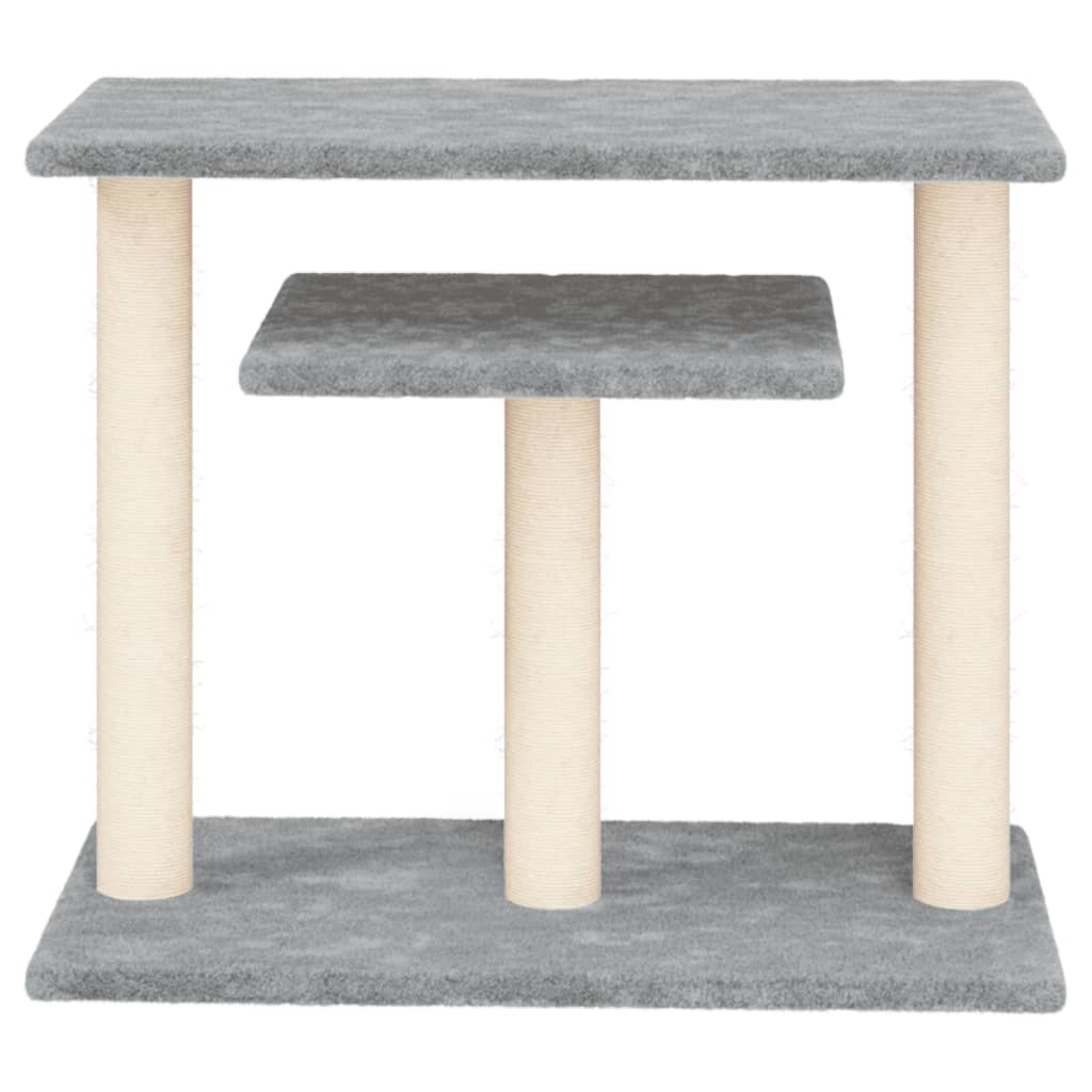 Stâlpi Zgâriat Pentru Pisici Cu Platforme, 62,5 Cm