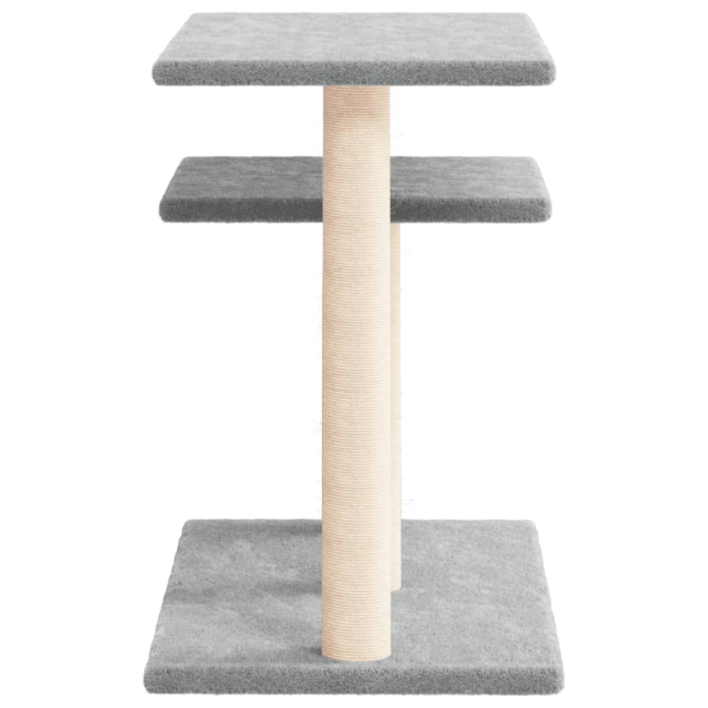 Stâlpi Zgâriat Pentru Pisici Cu Platforme, 62,5 Cm