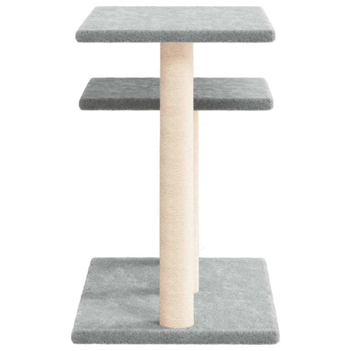 Stâlpi Zgâriat Pentru Pisici Cu Platforme, 62,5 Cm