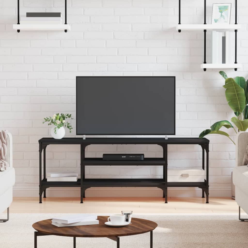 Comodă Tv, , 201X35X45 Cm, Lemn Prelucrat & Fier