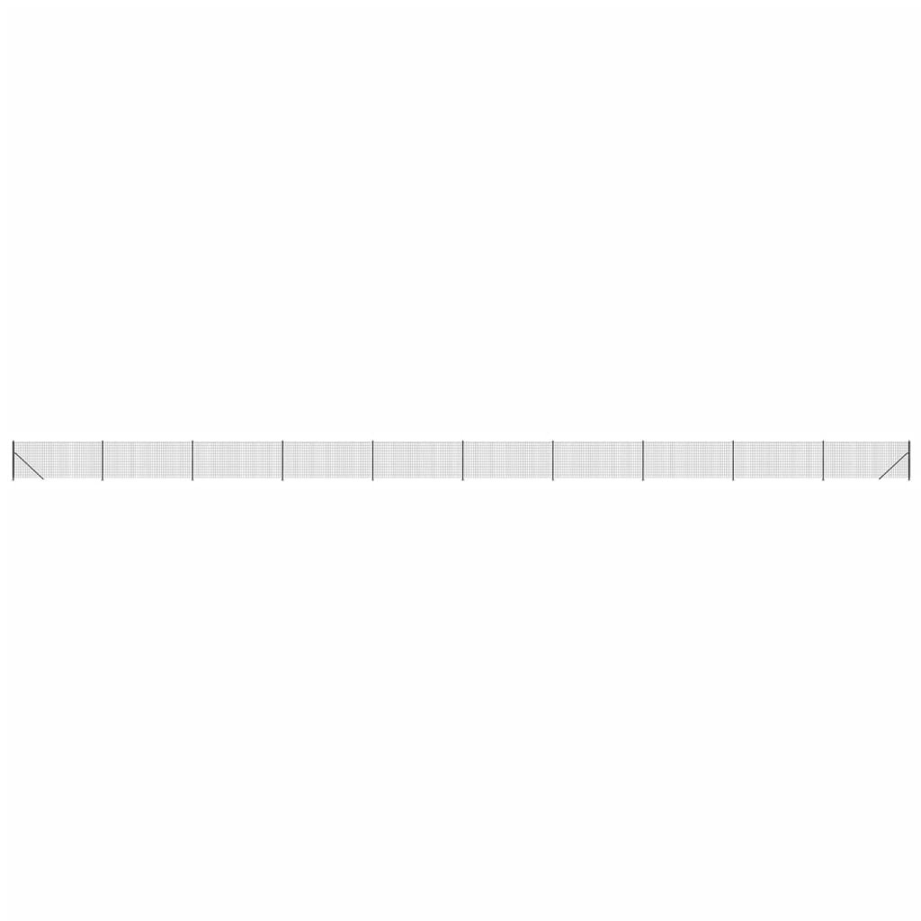 Gard Plasă De Sârmă Cu Bordură, , 0,8X25 M