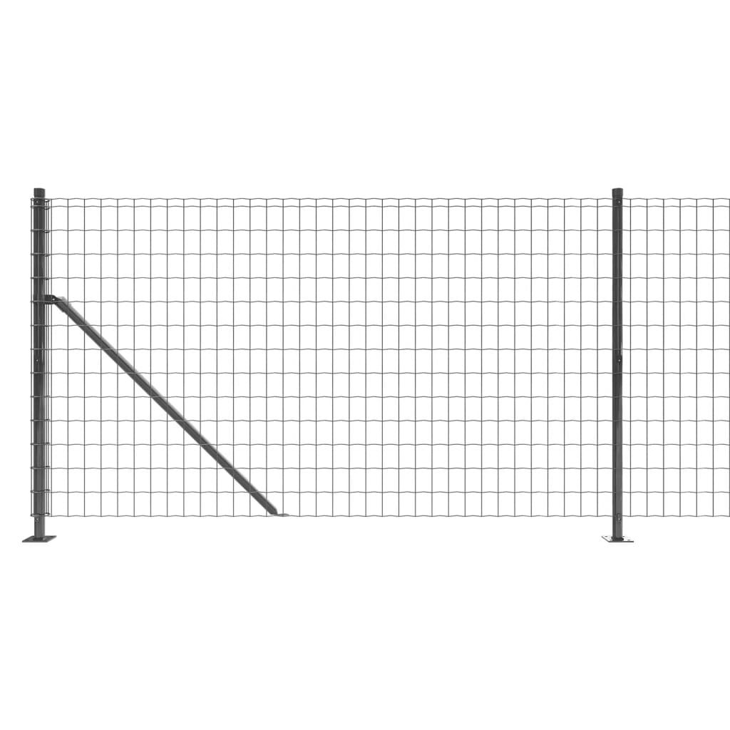 Gard Plasă De Sârmă Cu Bordură, , 0,8X25 M