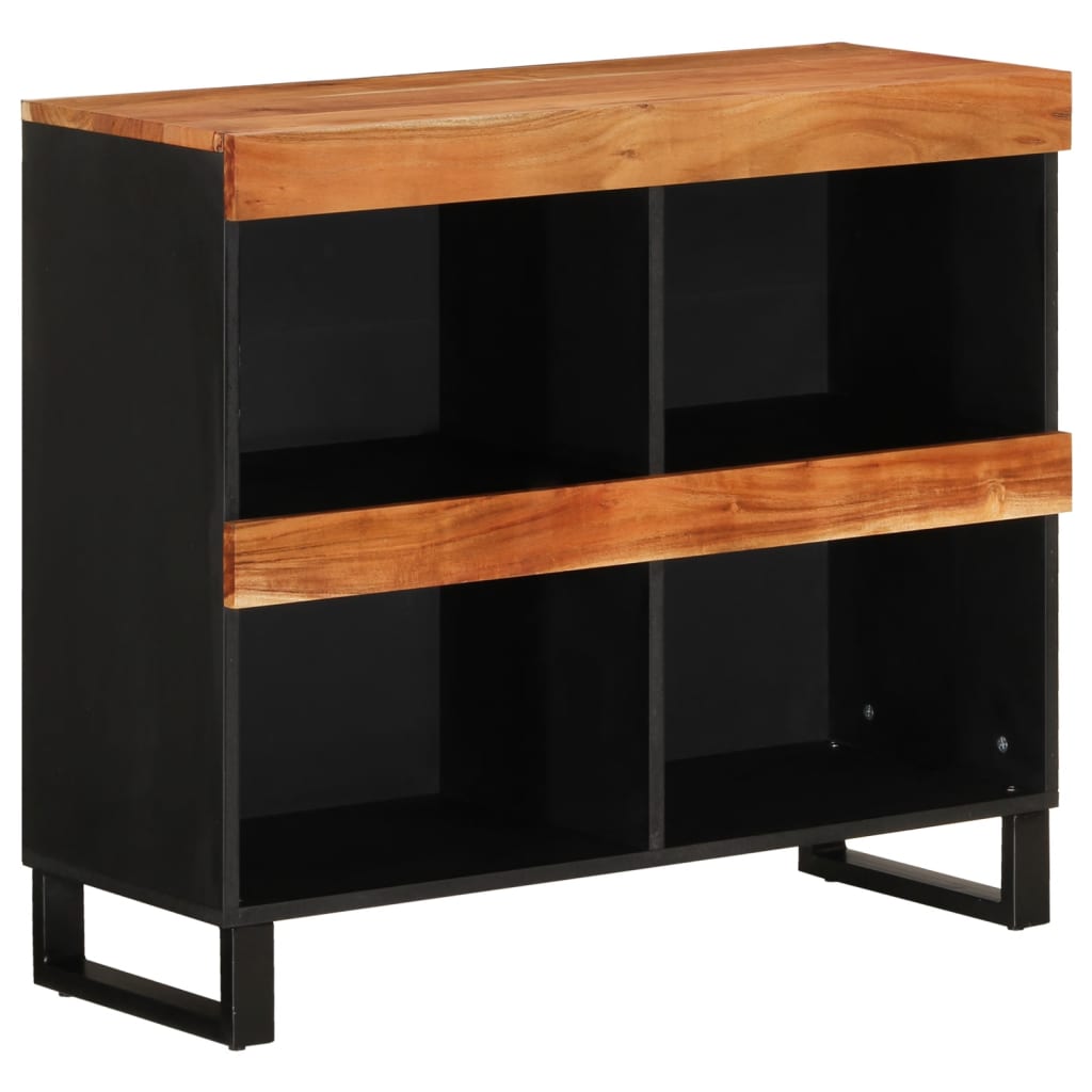 Dulap Lateral, 85X33X75 Cm Din Lemn Masiv De Acacia