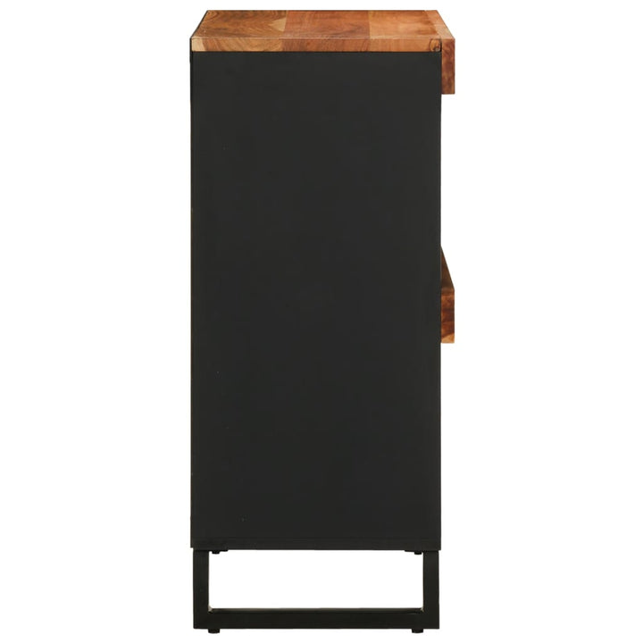 Dulap Lateral, 85X33X75 Cm Din Lemn Masiv De Acacia
