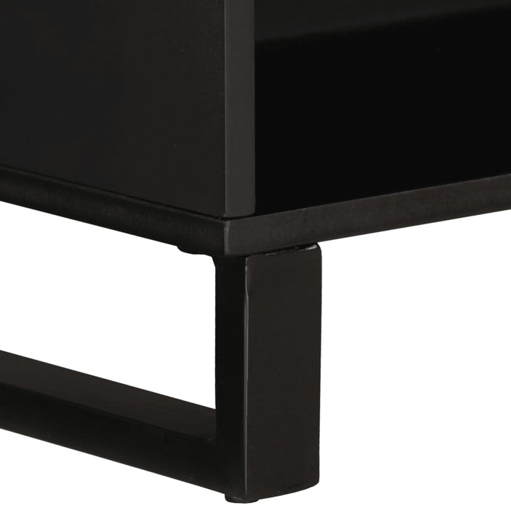 Dulap Lateral, 85X33X75 Cm Din Lemn Masiv De Acacia