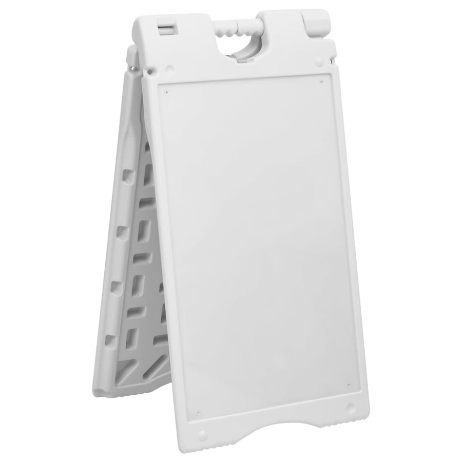 Placă Indicatoare De Trotuar Cadru În A, , 45X7X84,5Cm, Hdpe
