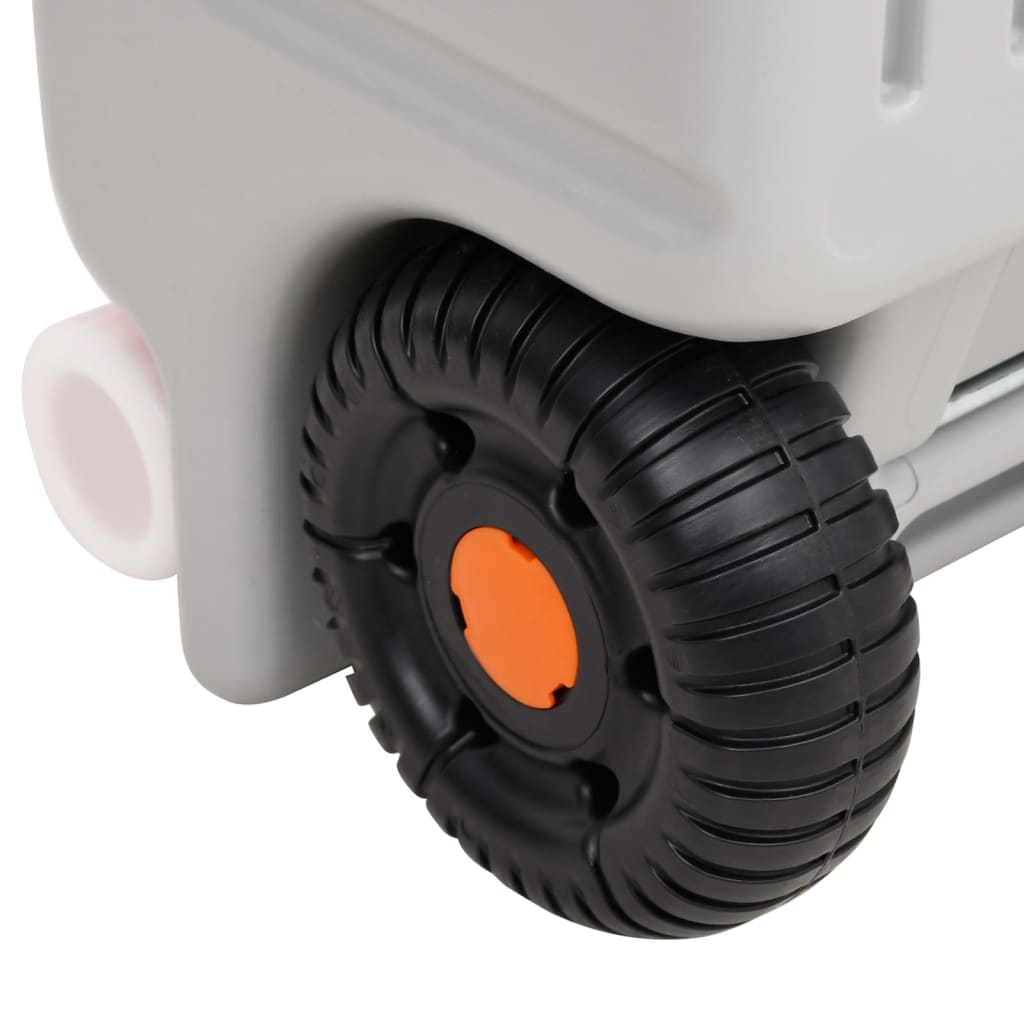 Rezervor De Apă Cu Roți Pentru Camping, Gri, 75 L