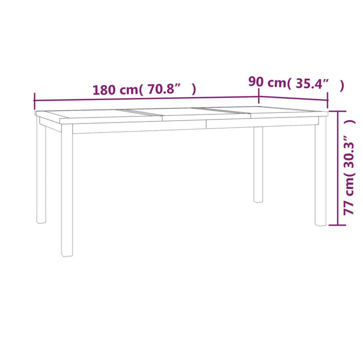 Set Mobilier Pentru Grădină, 4 Piese, Lemn Masiv De Tec